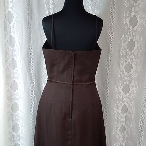 Vintage Jordan Dark Brown Women's Dress Size 8 - Picture 9 of 16